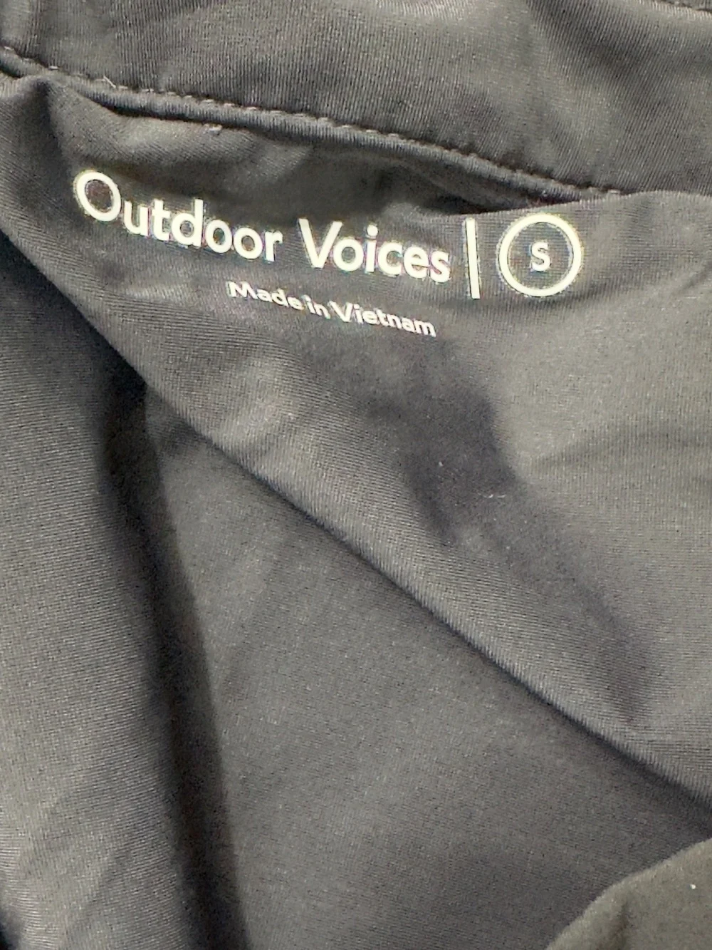 Outdoor Voices Black Athletic Skort